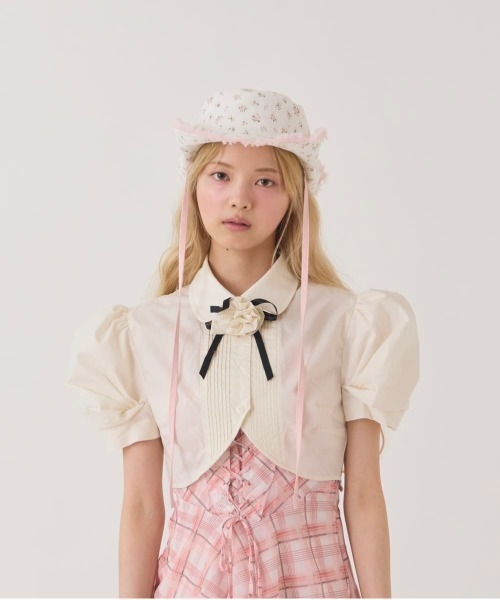 「kaorinomori」 ハット M/57.5cm ホワイト レディース_画像3