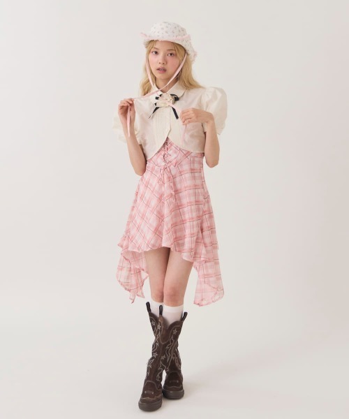「kaorinomori」 ハット M/57.5cm ホワイト レディース_画像9