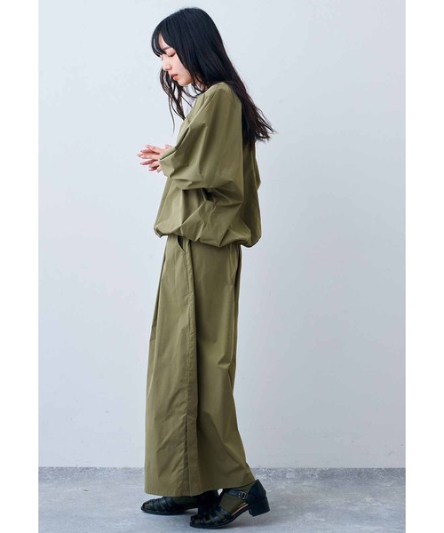 「Live in comfort」 セットアップ LL カーキ レディース_画像3