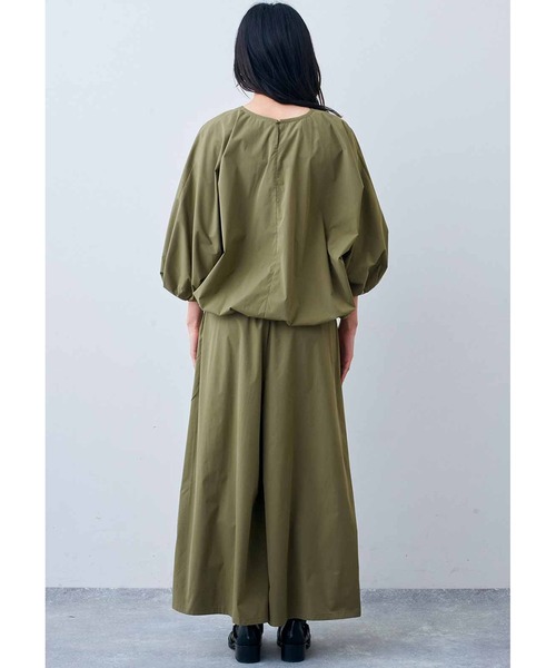 「Live in comfort」 セットアップ LL カーキ レディース_画像4