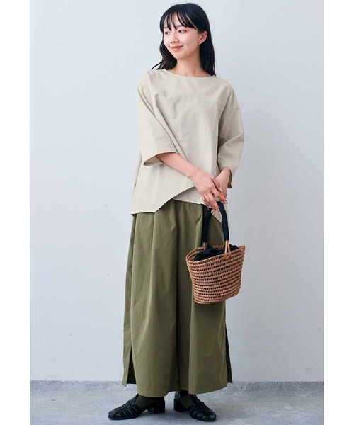「Live in comfort」 セットアップ LL カーキ レディース_画像5