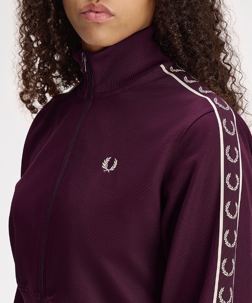 FRED PERRY（フレッドペリー） ジャージ Cropped Taped Track Jacket