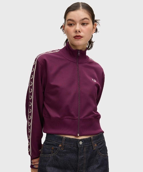 FRED PERRY（フレッドペリー） ジャージ Cropped Taped Track Jacket