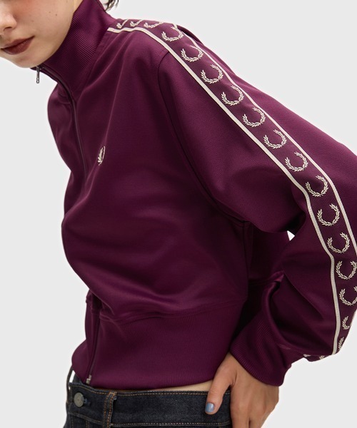FRED PERRY（フレッドペリー） ジャージ Cropped Taped Track Jacket