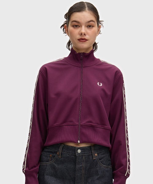 FRED PERRY（フレッドペリー） ジャージ Cropped Taped Track Jacket