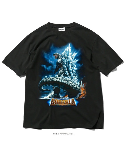HOMEGAME tシャツ ゴジラ × ホームゲーム「HOMEGAME」- 半袖Tシャツ