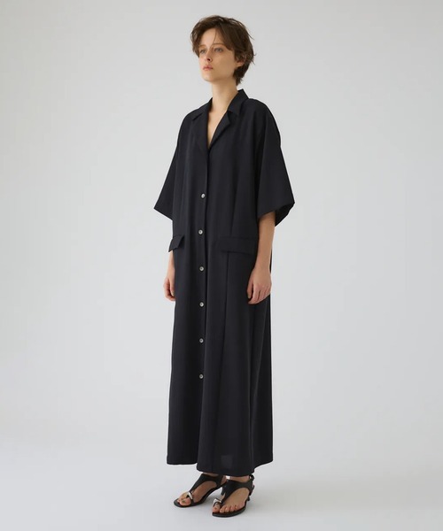 美品RIM.ARK Refreshing summer dress　リムアーク RIM.ARK シャツワンピース 「RIM.ARK/リムアーク」Refreshing summer