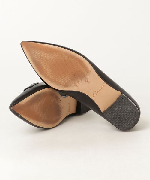 「Clarks」 フラットパンプス UK4.5 ブラック レディース_画像3