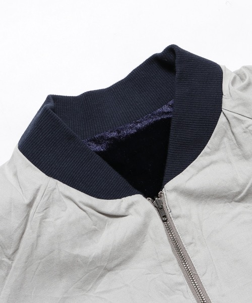 CAL O LINE キャルオーライン リバーシブル ブルゾン ジャケット CAL O LINE」REVERSIBLE SHELLED FLEECE JACKET キャルオー