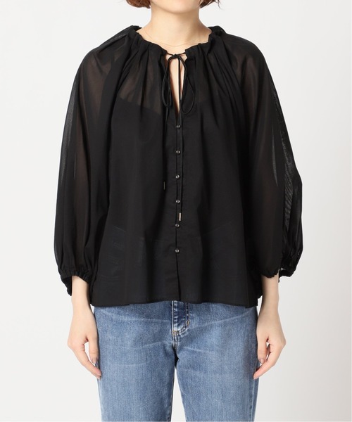 IENA LA BOUCLE（イエナラブークル） シャツ ブラウス 綿ボイル