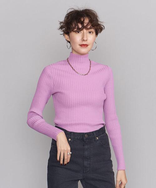 即納大人気 ニット ZOZOTOWN PayPayモール店 - 通販 - PayPayモール BY ランダムリブ タートルネックニット -ウォッシャブル- 即納低価