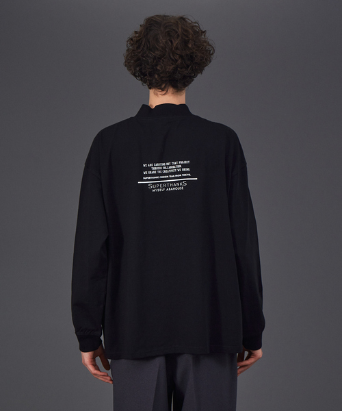 ネームタグ tシャツ Tシャツ 別注 モックネック ロゴ オーバーサイズ ロンT ZOZOTOWN PayPayモール店 - 通販 - PayPayモール ショップ