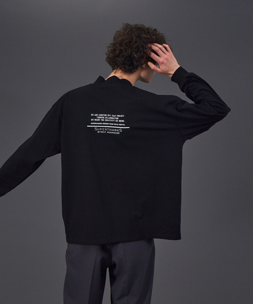 ネームタグ tシャツ Tシャツ 別注 モックネック ロゴ オーバーサイズ ロンT ZOZOTOWN PayPayモール店 - 通販 - PayPayモール ショップ