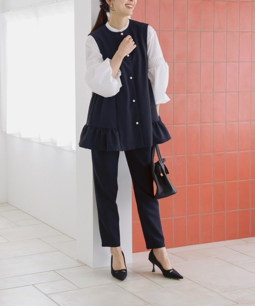 Sono(ソーノ) スラックス パンツ ご自宅でお洗濯可能/日本製 Sono(ソーノ) スラックス パンツ ご自宅でお洗濯可能/日本製