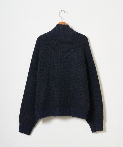 Audrey and John Wad】アンゴラ混接結ニットカーディガン