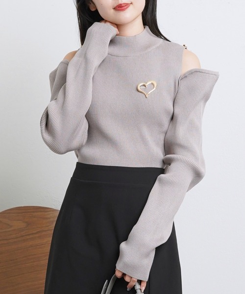 NENETTE 売れ筋商品|||ネネット ニット&セーター アウター レディース Turtlenecks Grey NENETTE ネネット ニット&セーター アウター レディース