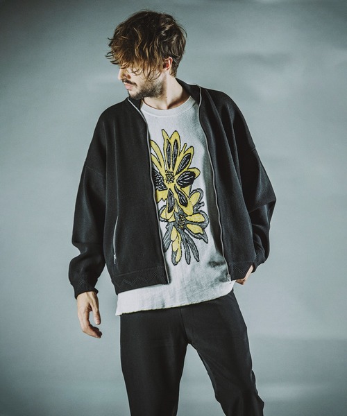 NO ID.（ノーアイディー） ma1 ma-1 「NO ID.」Zip Knit MA-1 Blouson