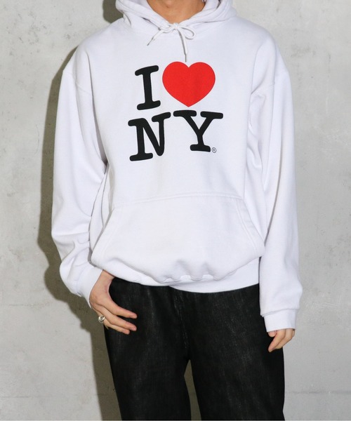 THRIFTY LOOK パーカー THRIFTY LOOK/スリフティールック I LOVE NY