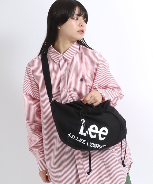 Lee（リー） ショルダーバッグ Lee（リー)ブランドロゴプリント ドロー