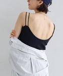カップ付き キャミソール 「新サイズ・新色追加...の詳細画像2