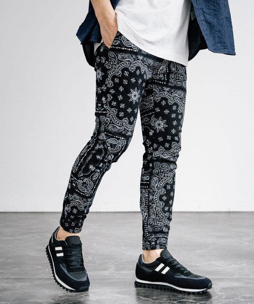 Rocky Monroe（ロッキーモンロー） パンツ 迷彩柄/ペイズリー柄