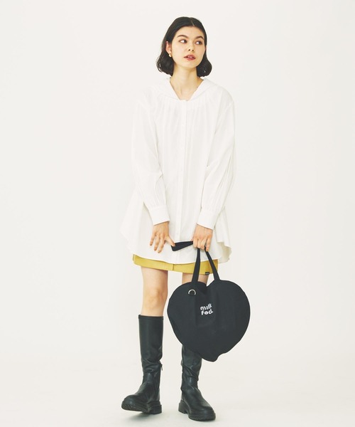 ブラウス シャツ MILKFED.xOMIYA ELLIE S/S SHIRT レディース MILKFED.xOMIYA ELLIE S/S SHIRT – calif（カリフ）公式サイト