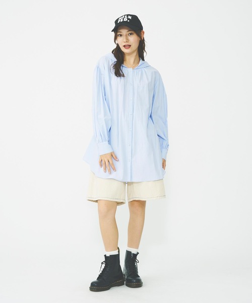 ブラウス シャツ MILKFED.xOMIYA ELLIE S/S SHIRT レディース セール】MILKFED.xOMIYA ELLIE S/S SHIRT（シャツ/ブラウス