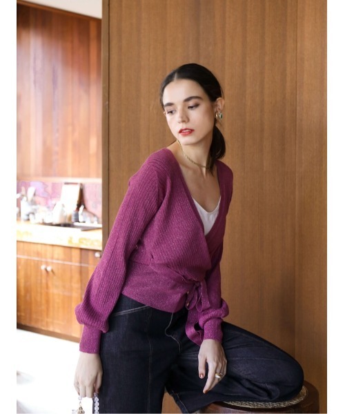 【katrin tokyo】ハンドニットプルオーバーセーター Katrin TOKYO ニット セーター glitter cache-coeur knit レディース