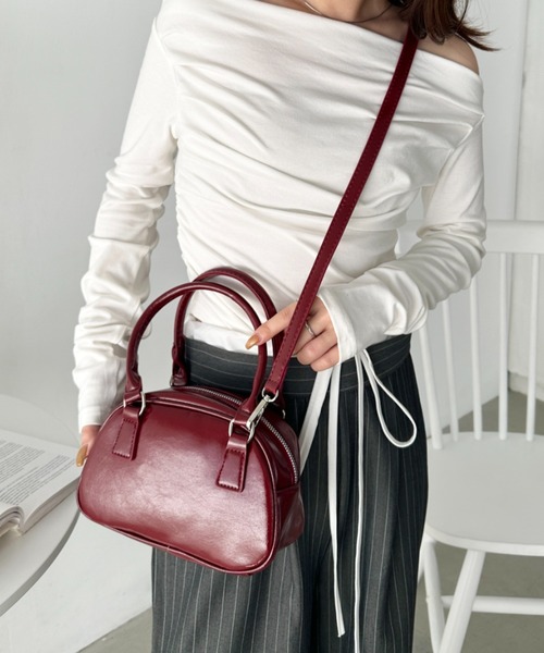 CLEA ボストンバッグ 2wayミニボストンバッグ レディース : ZOZOTOWN