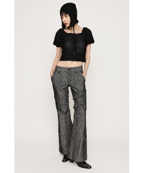 SLY（スライ） スラックス パンツ WASHED CORDUROY FLARE PT