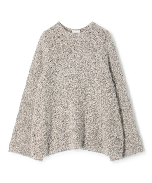 ニット セーター Cashmere Collection フレアスリーブプルオーバー レディース