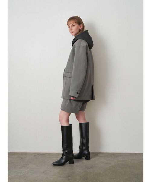 ELENDEEK エレンディーク ブーツ スクエアショートブーツ レディース37 SQUARE SHORT BOOTS | ELENDEEK/エレンディーク