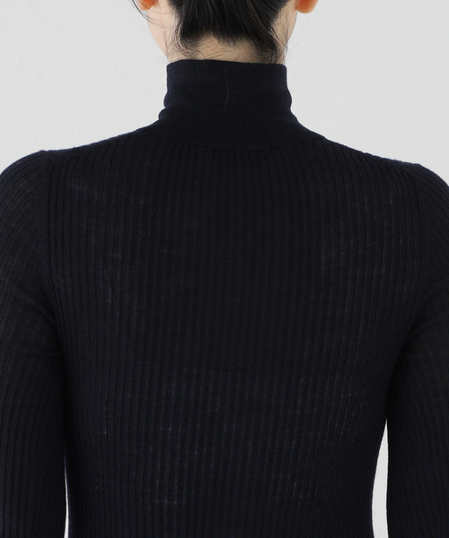 tibi カシミヤ　ジップアップ　ニット　セーター Deuxieme Classe ニット セーター *「Tibi/ティビ」RIBBED ZIPUP