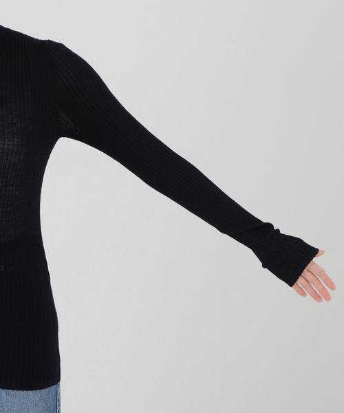 Deuxieme Classe ニット セーター *「Tibi/ティビ」RIBBED ZIPUP