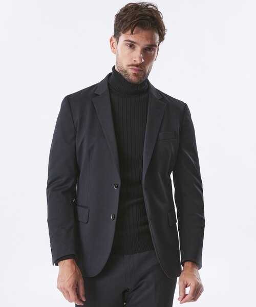 訳あり EPOCA UOMO セットアップ 「セットアップ」ツイルジャージー ジャケット・アウター