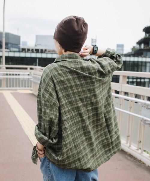 WudgeBoy ブラウス シャツ check shirt レディース メンズ