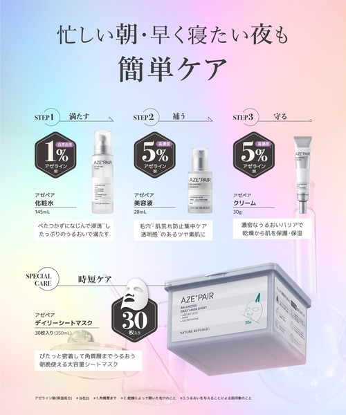 NATURE REPUBLIC - ネイリパ　マークセット NATURE REPUBLIC 2個以上購入時10％OFF ネイチャーリパブリック