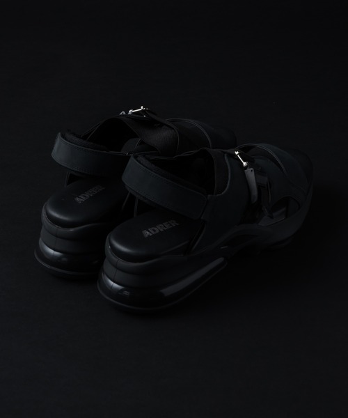 ADRER チャコールグレー M 上下 ADRER 「ADRER」 サンダル X-SMALL チャコールグレー メンズ