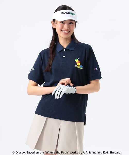 ポロシャツ ポロ 「別注」Champion / Disney / Winnie-the-Pooh ポロシャツ レディース Champion ポロシャツ ポロ 「別注」Champion / Disney Winnie