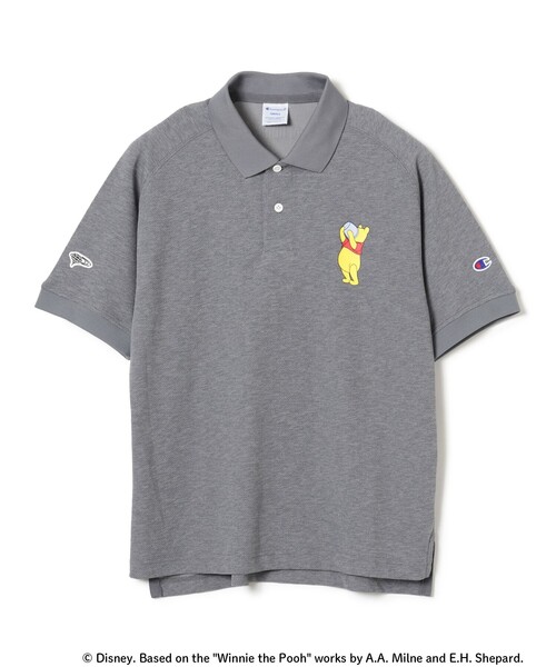 ポロシャツ ポロ 「別注」Champion / Disney / Winnie-the-Pooh ポロシャツ レディース Champion ポロシャツ ポロ 「別注」Champion / Disney Winnie