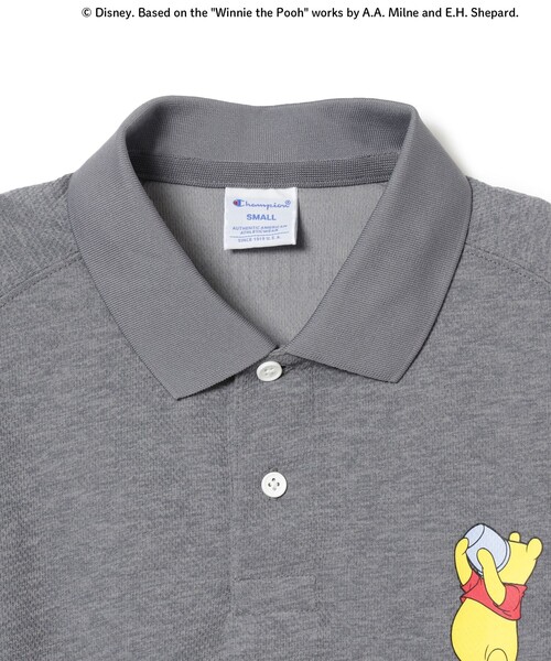 ポロシャツ ポロ 「別注」Champion / Disney / Winnie-the-Pooh ポロシャツ レディース Champion ポロシャツ ポロ 「別注」Champion / Disney Winnie