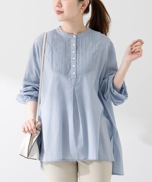 「URBAN RESEARCH Sonny Label」 長袖シャツ FREE ミント レディース URBAN RESEARCH Sonny Label ブラウス シャツ エアリーコットン