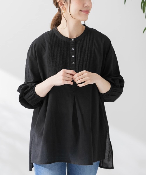 「URBAN RESEARCH Sonny Label」 長袖シャツ FREE ブラック レディース URBAN RESEARCH Sonny Label 「URBAN Label」 長袖ブラウス FREE