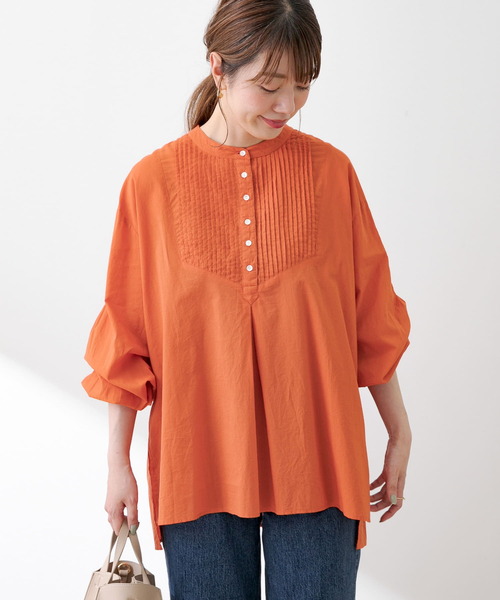 「URBAN RESEARCH ROSSO WOMEN」 7分袖ブラウス FREE イエロー系その他 レディース URBAN RESEARCH Sonny Label 「URBAN Label」 7分袖ブラウス
