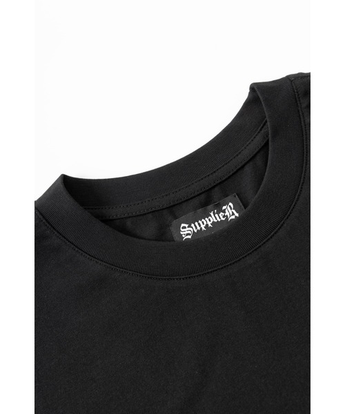 SUPPLIER tシャツ ティーシャツ｜2-Tone Rhinestone Cross Tee