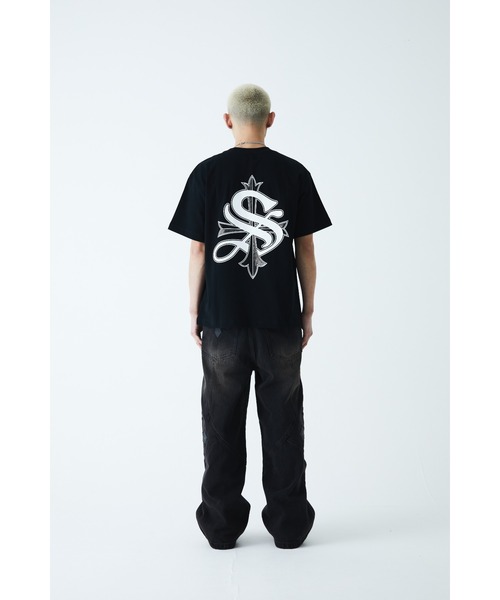 tシャツ SUPPLIER/サプライヤー/2-Tone Rhinestone Cross Tee レディース メンズ SUPPLIER tシャツ ティーシャツ｜2-Tone Rhinestone Cross Tee