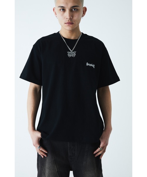 SUPPLIER tシャツ ティーシャツ｜2-Tone Rhinestone Cross Tee