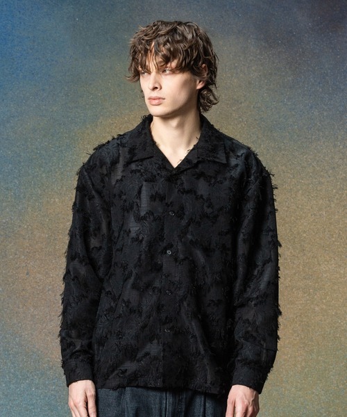 glamb（グラム） シャツ Fuzzy Scarf Shirt / ファジースカーフシャツ