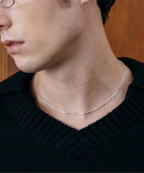 ネックレス 「LURAKU」Silver925 Short Necklace / シルバー925ショートネックレス｜Made in Japanの画像