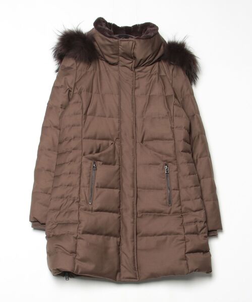 RUIRUE BOUTIQUE（ルイルエブティック） ダウンコート L ブラウン